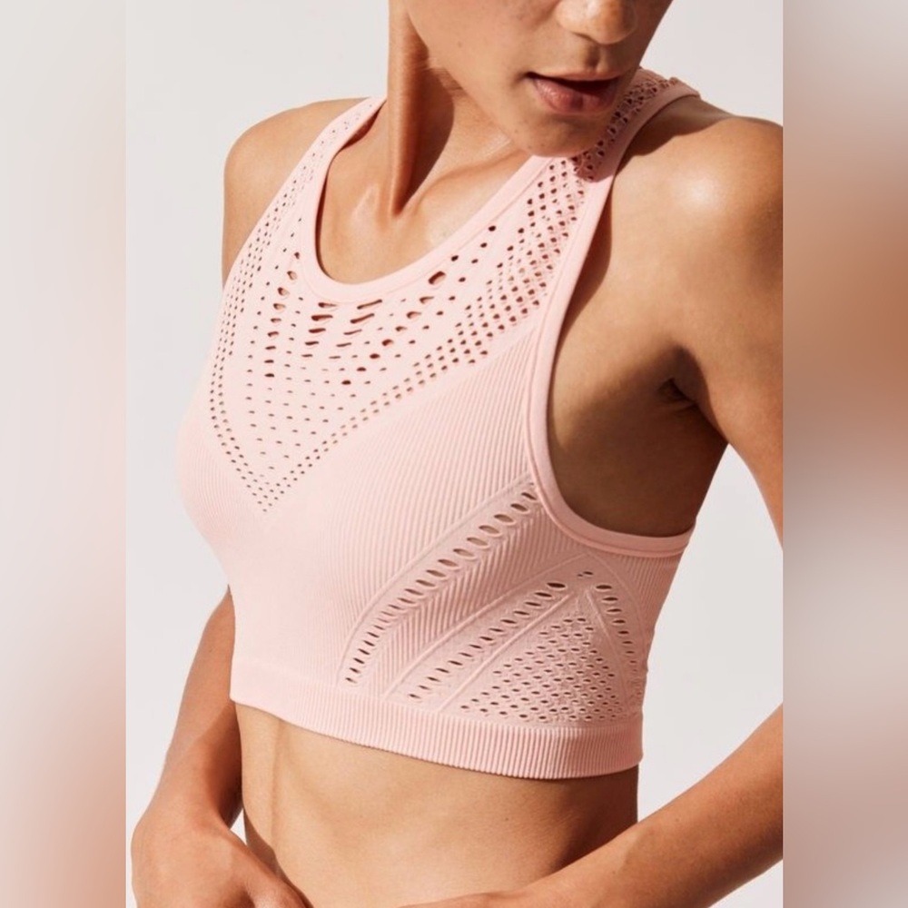 Alo Yoga Vuori Lululemon Women’s Active Crop Tank Top Shirt Bra Small